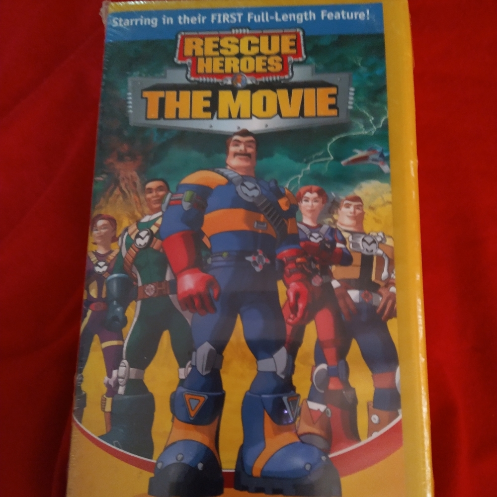 New Rescue Heroes Movie VHS